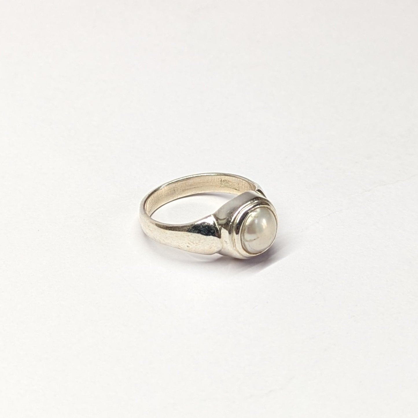 Axis White Pearl Ring