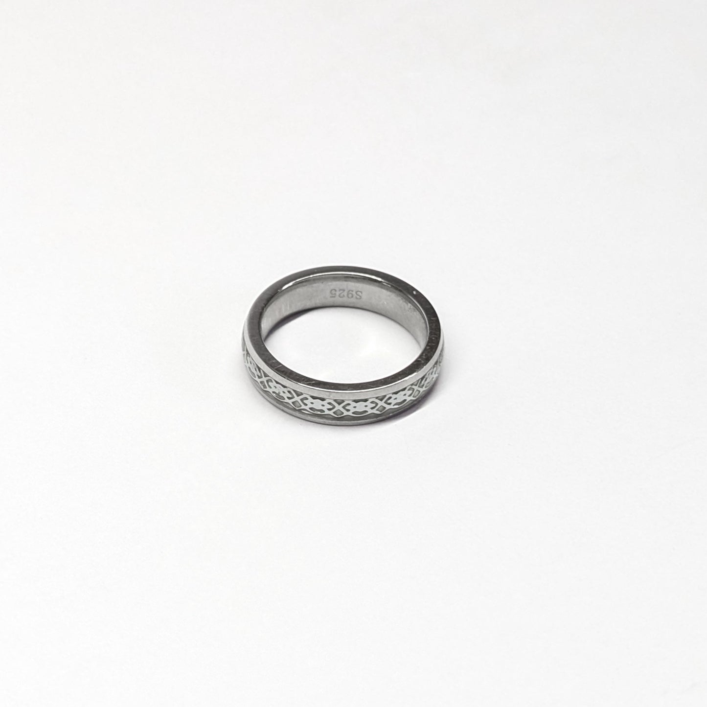 Silver Enamel Ring