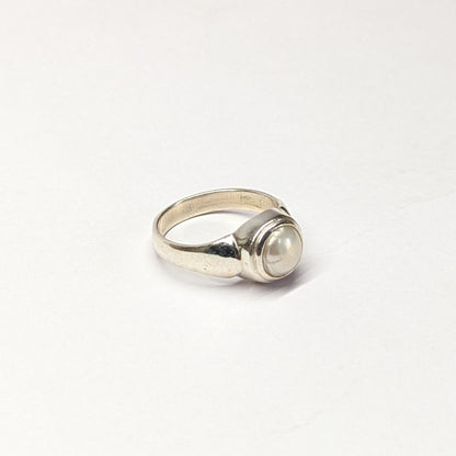 Axis White Pearl Ring